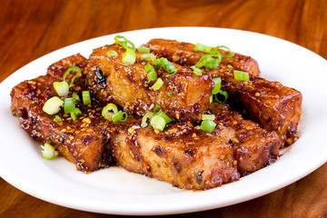 Dim Sum Radish Cakes
