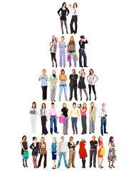 Business People Pyramid