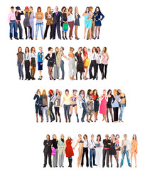 Crowd People Isolated