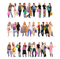 Fototapeta premium Women Diversity Crowd