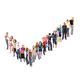 Concept Isolated Crowd