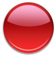 Button rund rot