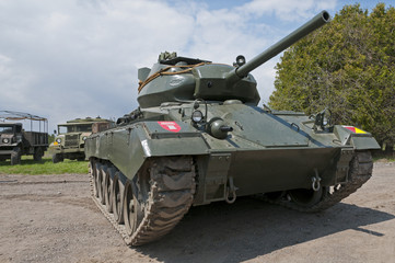 Fototapeta na wymiar M24 Chaffee Tank