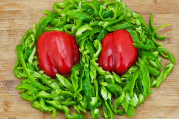 green bell peppers