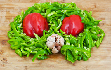 green bell peppers