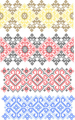 Ornaments a vector it is isolated on a white background