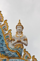 Fototapeta premium Native Thai style angel statue