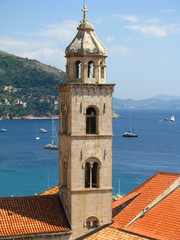 Dubrovnik Church Tower - in the south of Croatia