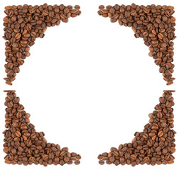 coffee beans frame