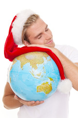 weihnachtsurlaub mann