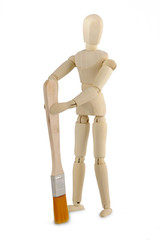 Wooden Figure (Paint)