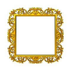 decorative gold frame