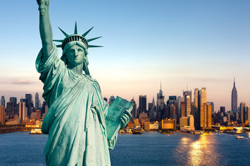 New York statue de la Liberté - obrazy, fototapety, plakaty