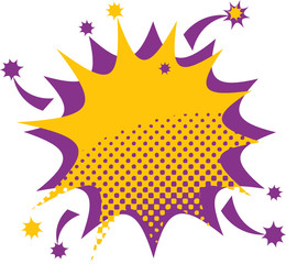 Abstract color star burst, vector illustration