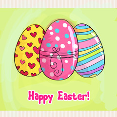 Beautiful Easter egg illustration