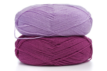 Close up of knitting yarn