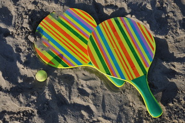 racchette da spiaggia