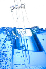 Chemical Test Tube . Laboratory glass.