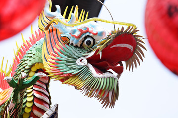 Fototapeta na wymiar traditional chinese dragon sculpture