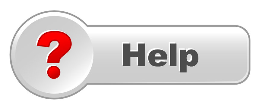 "HELP" Web Button (information support customer service hotline)