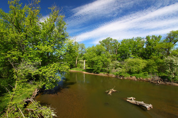 Kishwaukee River in Illinois