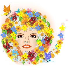 Blumen | Sommer | Gesicht