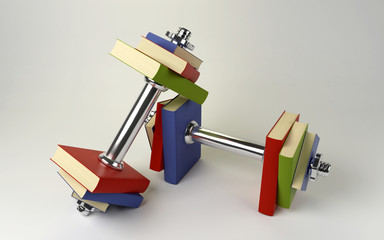 manubri con libri