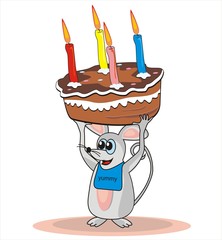 mice and cake