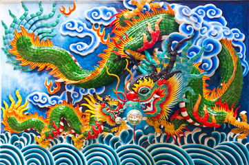 chinese dragon stature