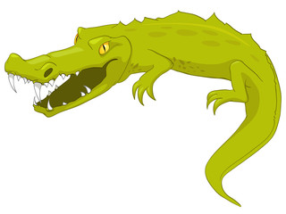 Cartoon Character Crocodile