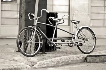 Tuinposter Two seater bike © derejeb