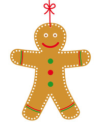 bunter lebkuchenmann