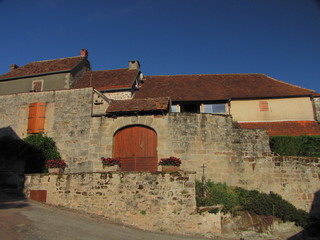 Fototapeta na wymiar Village de Curemonte ; Limousin ; Quercy ; Périgord