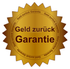 Siegel Geld zurück Garantie