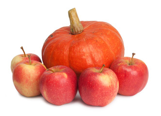 pampkin and apples