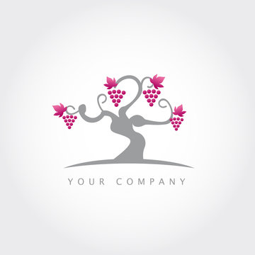 logo vin, vigneron, cave &agrave; vins