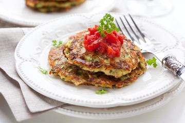 Zucchini pancakes