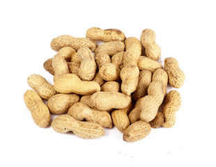 Peanuts in a shell isolated