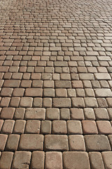 Beige pavement