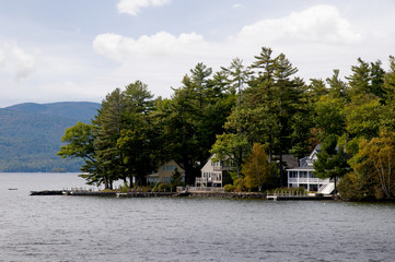 Lake Winnipesaukee in New Hampshire in the USA