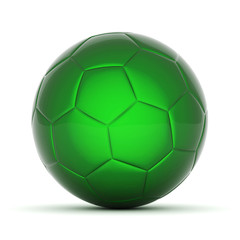 Fototapeta premium Picture a soccer ball on white background