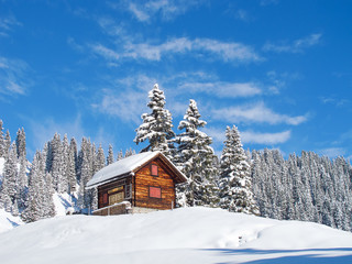 Winter in alps