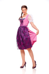 Young woman with dirndl dress 5