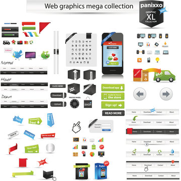 Web graphics mega collection - Panixxo series