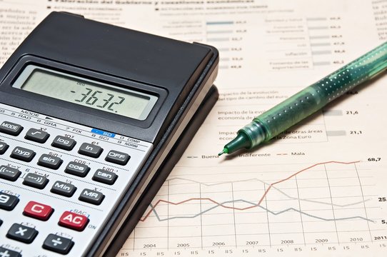 Calculadora con bol&iacute;grafo