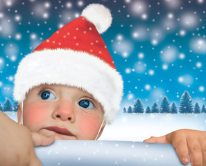 Santa Claus  baby- Happy New Year