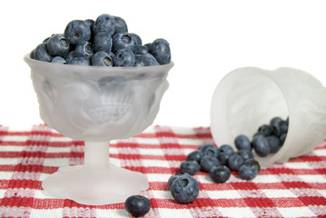 blueberries in goblet