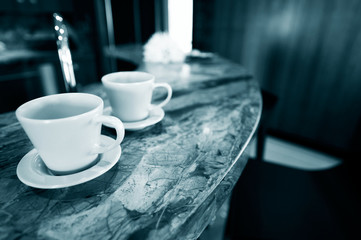 two cup of drink