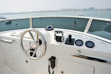 yacht cockpit