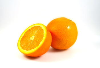One and half oranges